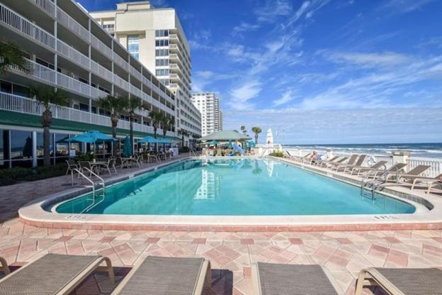 Oceanfront Studio Condo , Daytona Beach Fl Eksteriør billede