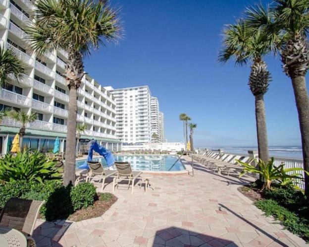 Oceanfront Studio Condo , Daytona Beach Fl Eksteriør billede